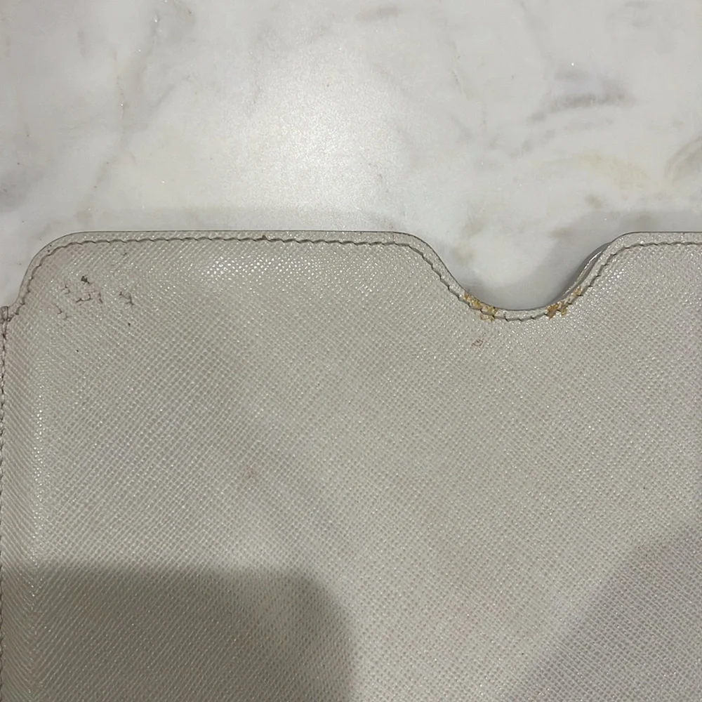 Prada Saffiano Leather iPad Tablet Case Cover Sleeve | White | Authentic